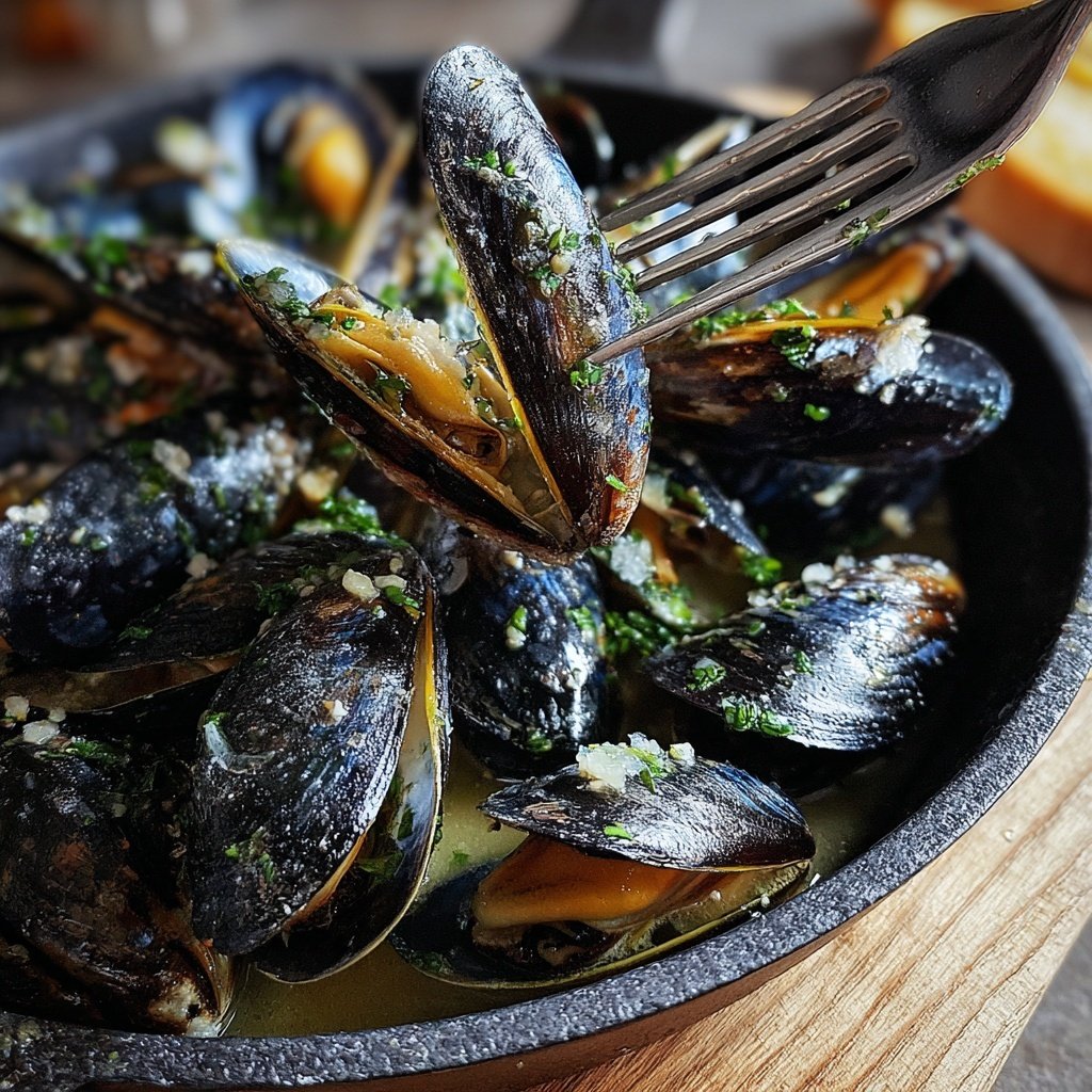 Mussels in White Wine Sauce