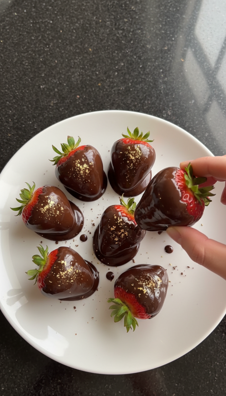 Dubai Chocolate Covered Strawberries