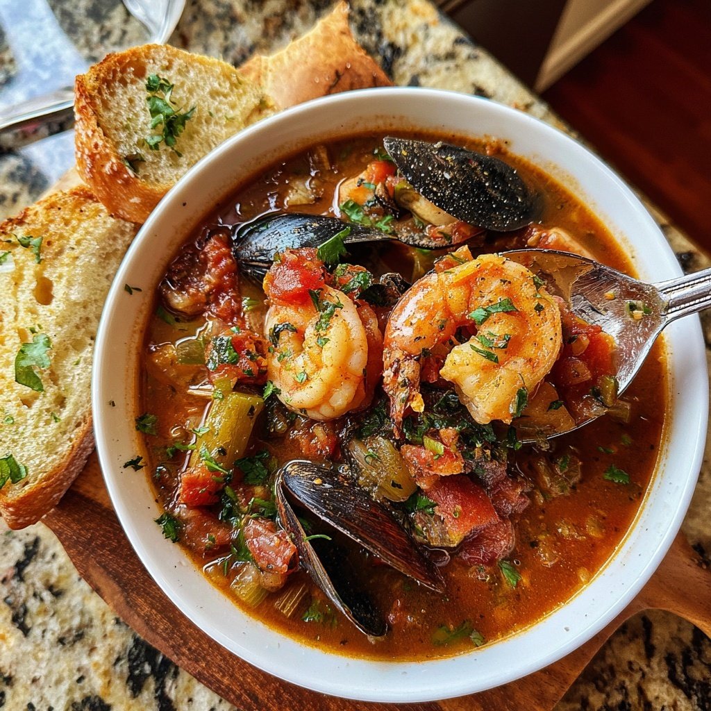 Classic Cioppino Seafood Stew