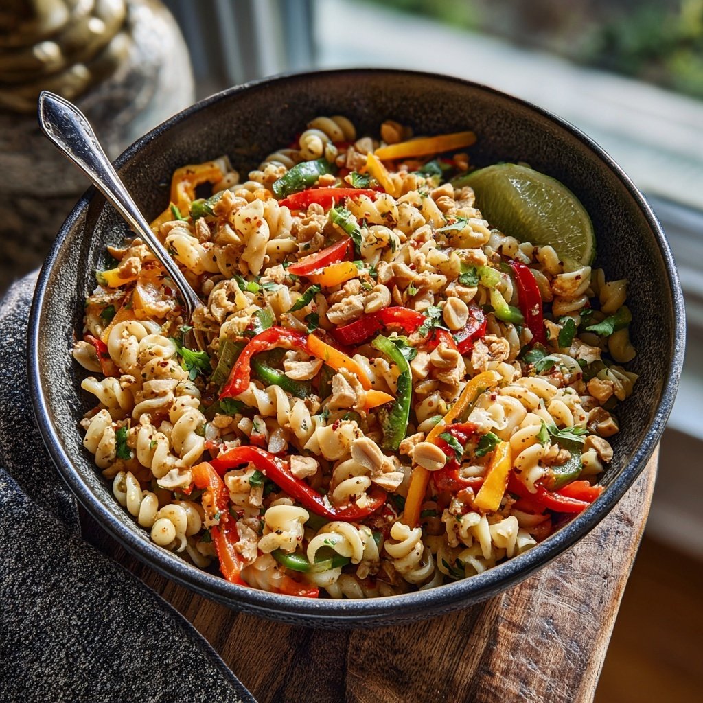 Nutty Taco Pasta Salad Bowl