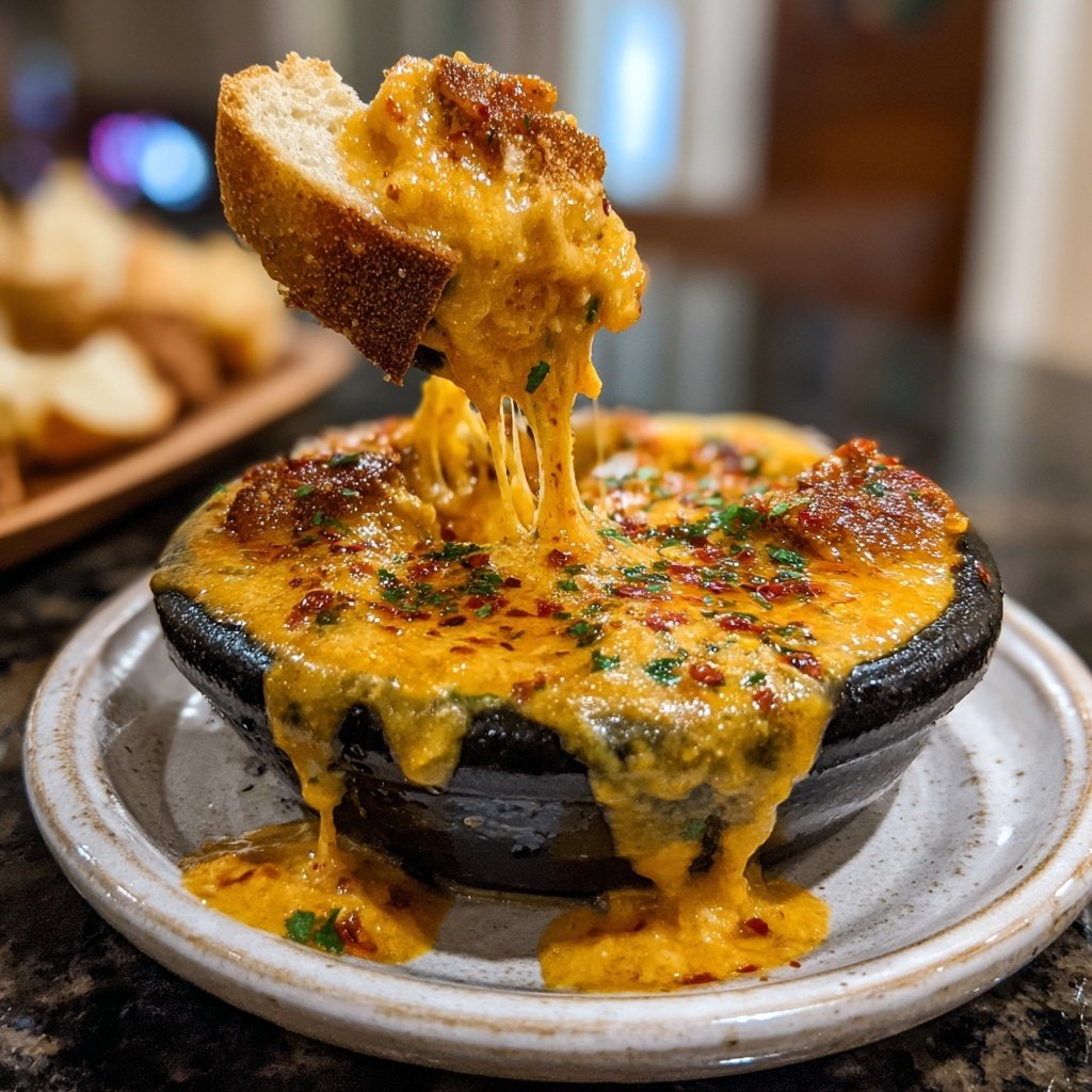 Mesquite Chili Cheddar Fondue