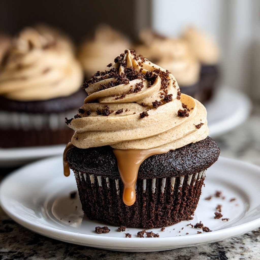 Mocha Fudge Cupcake Heaven