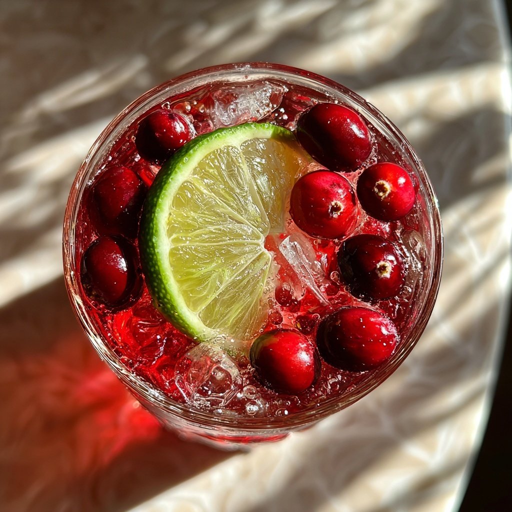 Cranberry St. Germain Cocktail