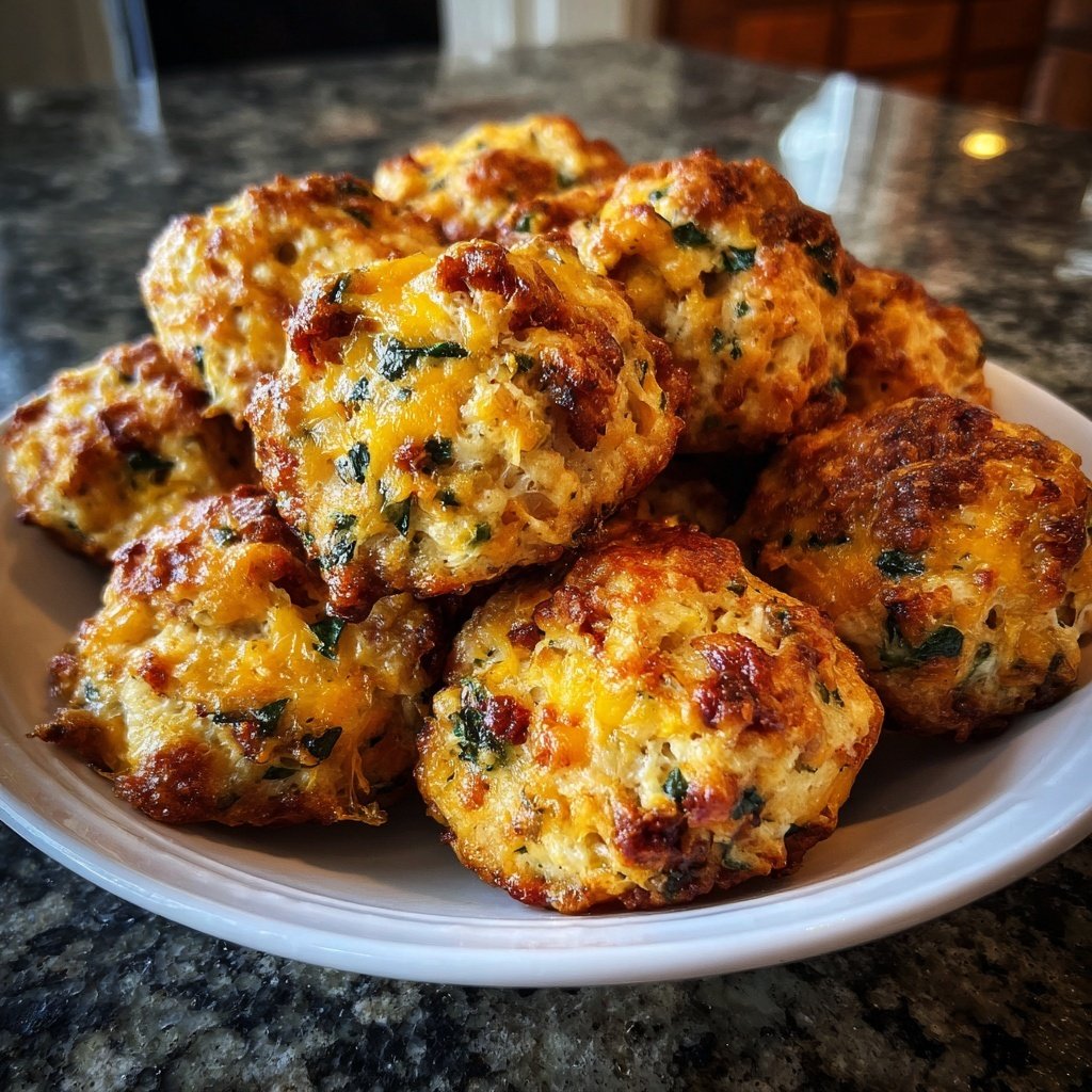 Spicy Jalapeño Popper Sausage Balls