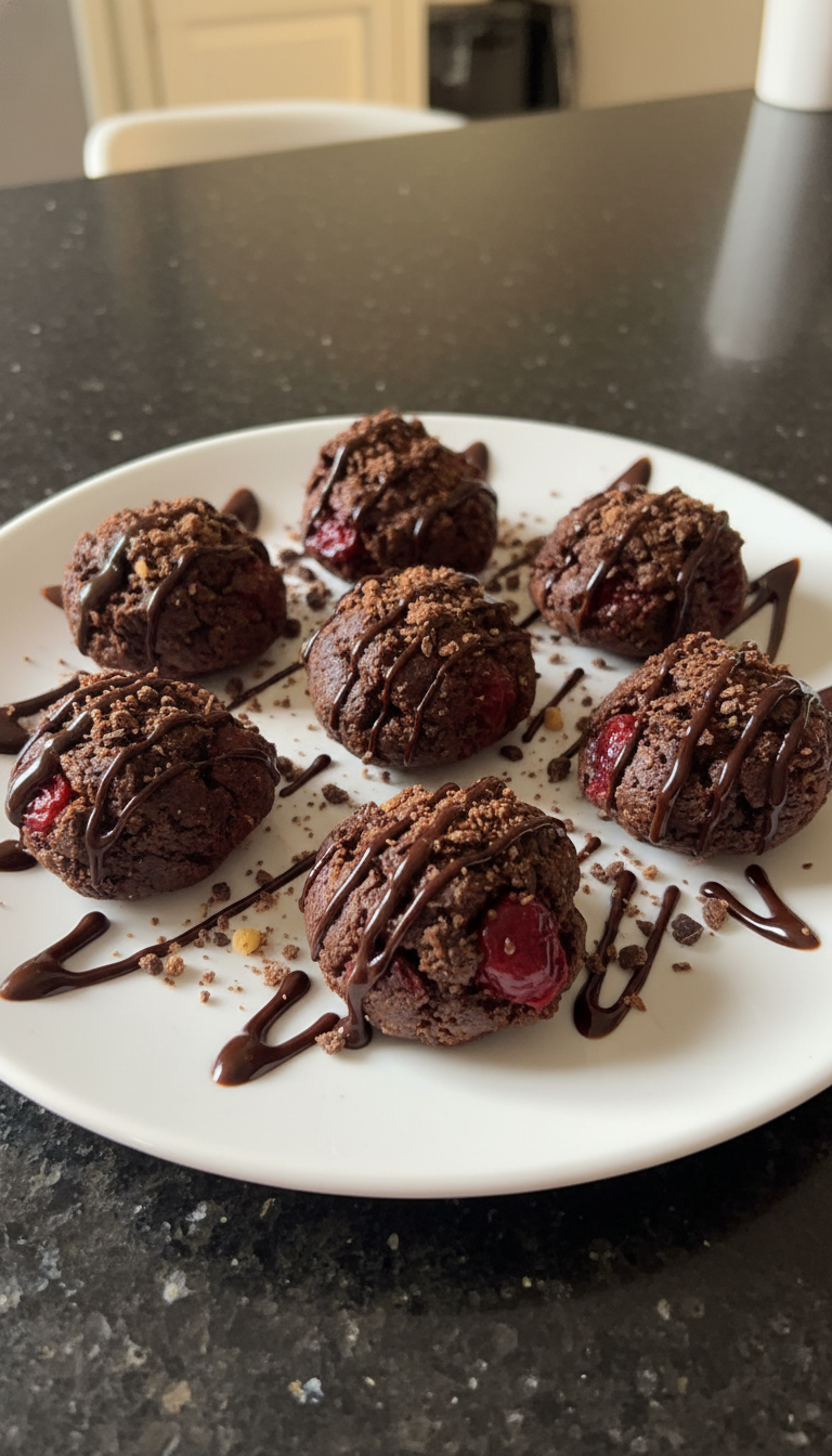 Chocolate Cherry Bliss Bites