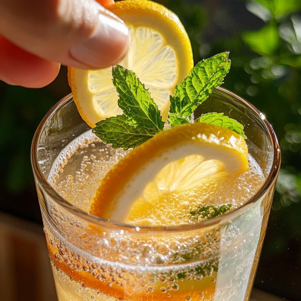 Meyer Lemon Fizz Mocktail