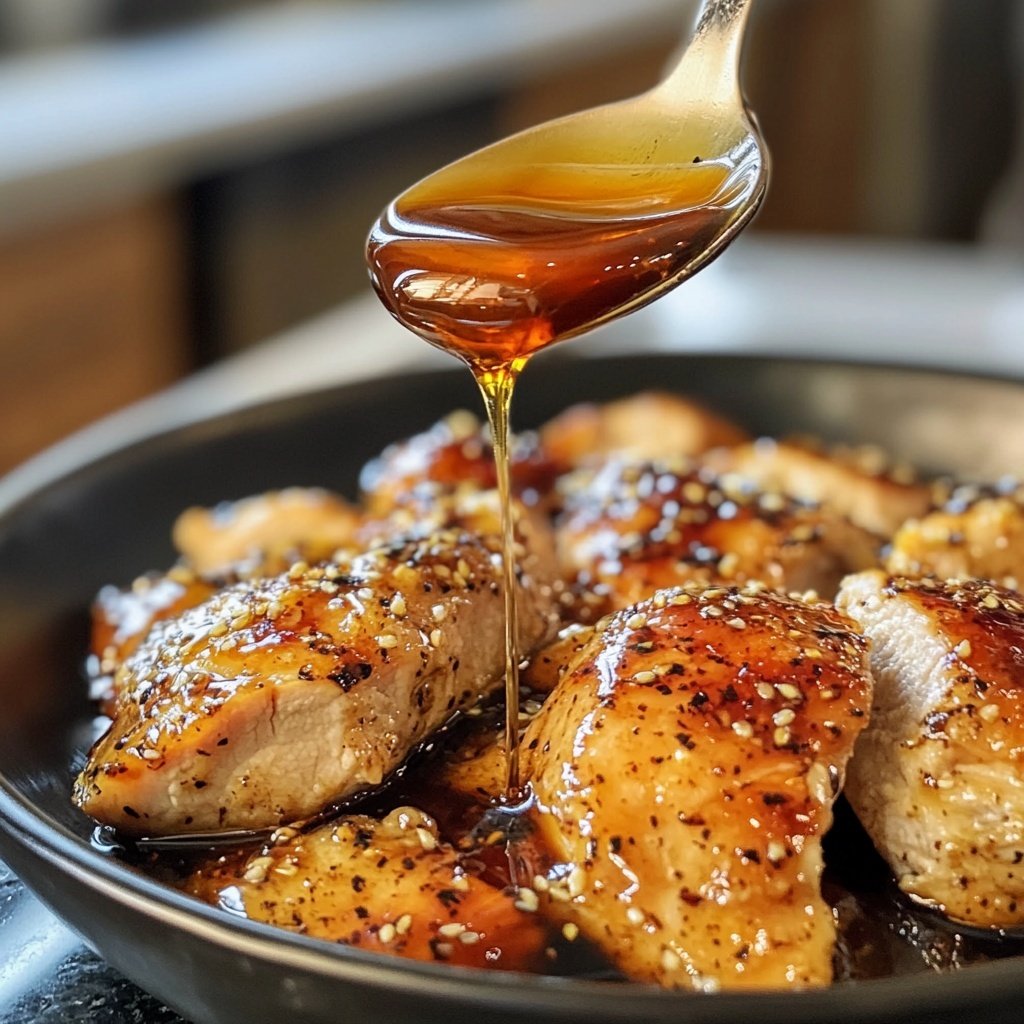 Savory Balsamic Honey Glaze for Meats