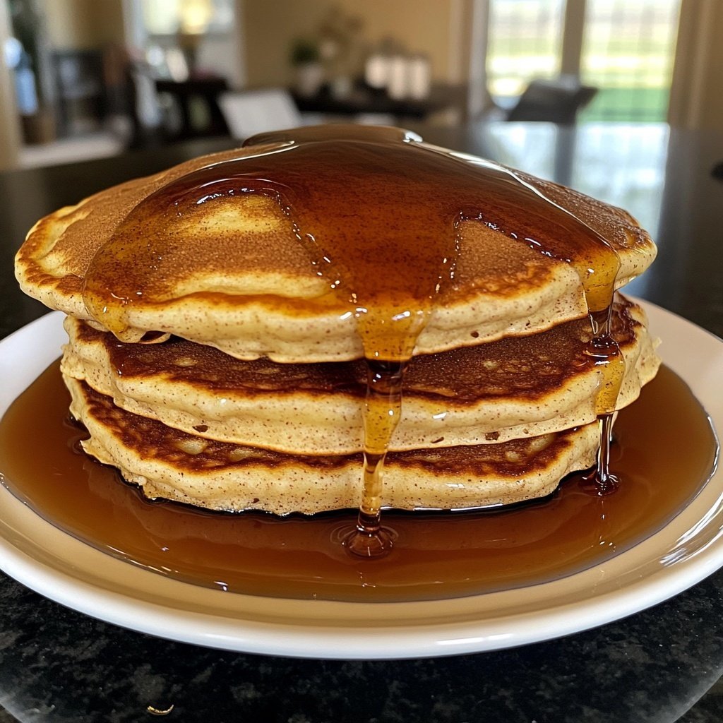 VANILLA CINNAMON BUTTERMILK PANCAKES