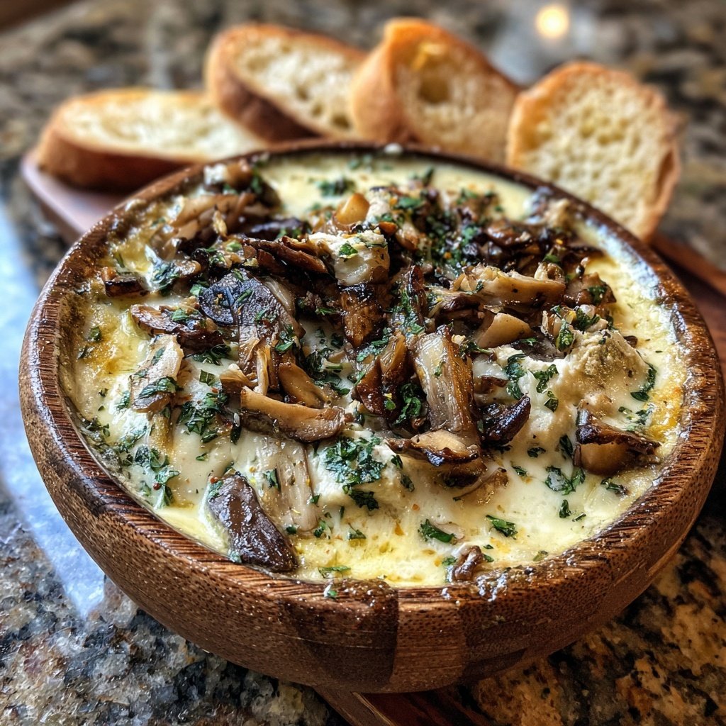 Exquisite Wild Mushroom Fondue