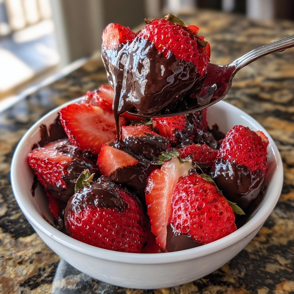 Chocolate-Covered Strawberry Fruit Salad