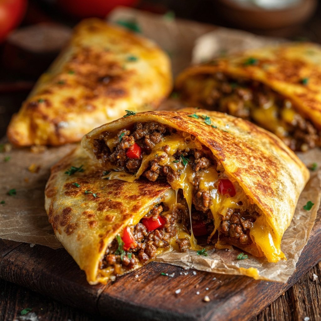 Stuffed Taco Pasta Tortillas