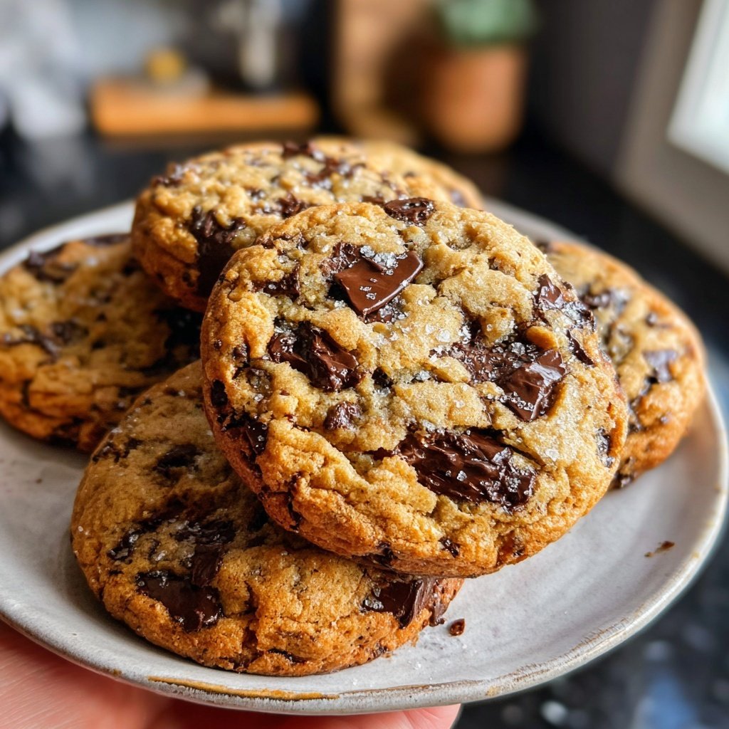 Miso Brown Butter Chocolate Chip Cookies Trendy Twist​