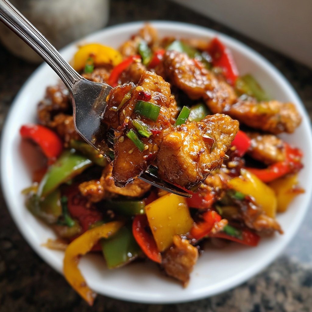 Sichuan Peppercorn Chicken Stir Fry