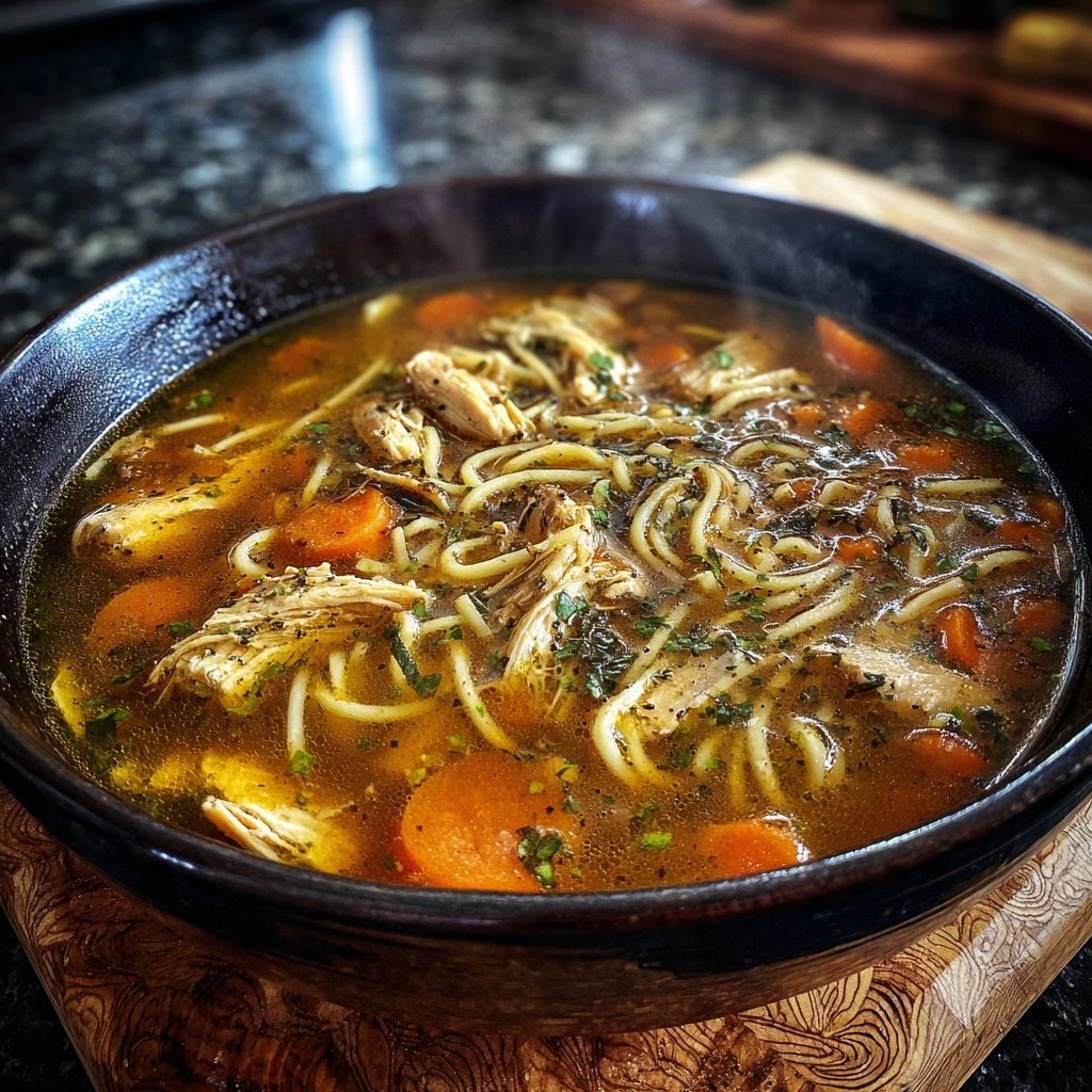 Ginger Chicken Noodle Soup