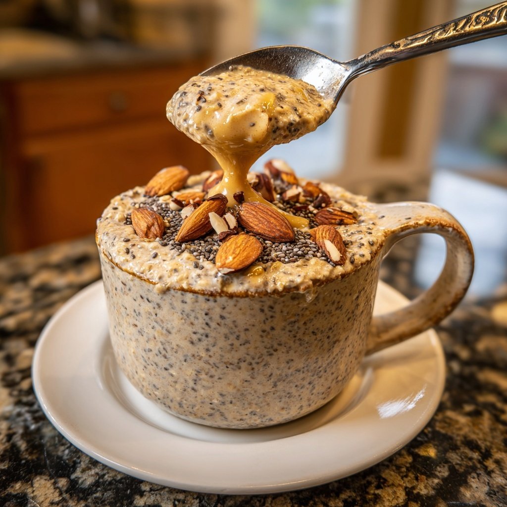 Nutty Overnight Protein Oats