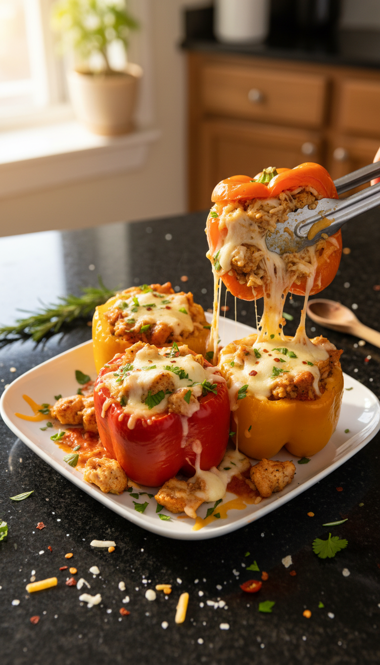 Stuffed Peppers with Chicken
