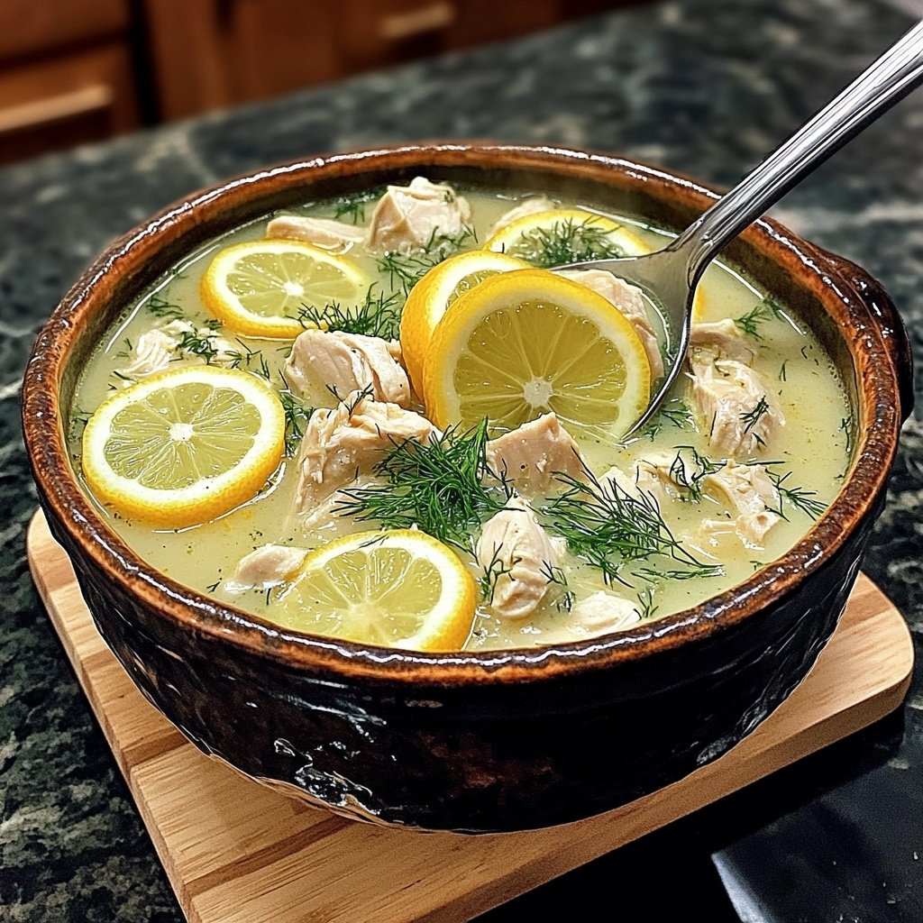 Greek Lemon Chicken Soup