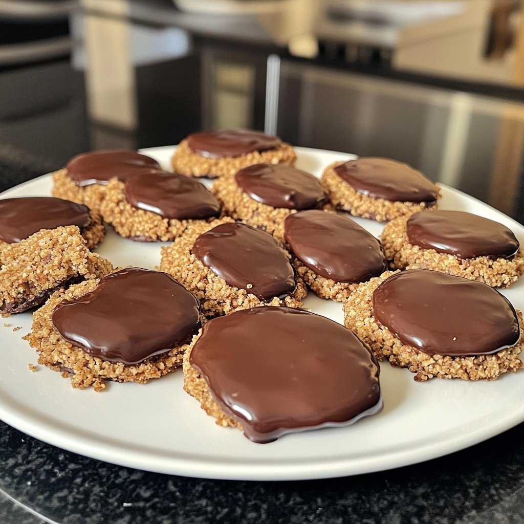 Chocolate-Dipped Mandelmakronen​