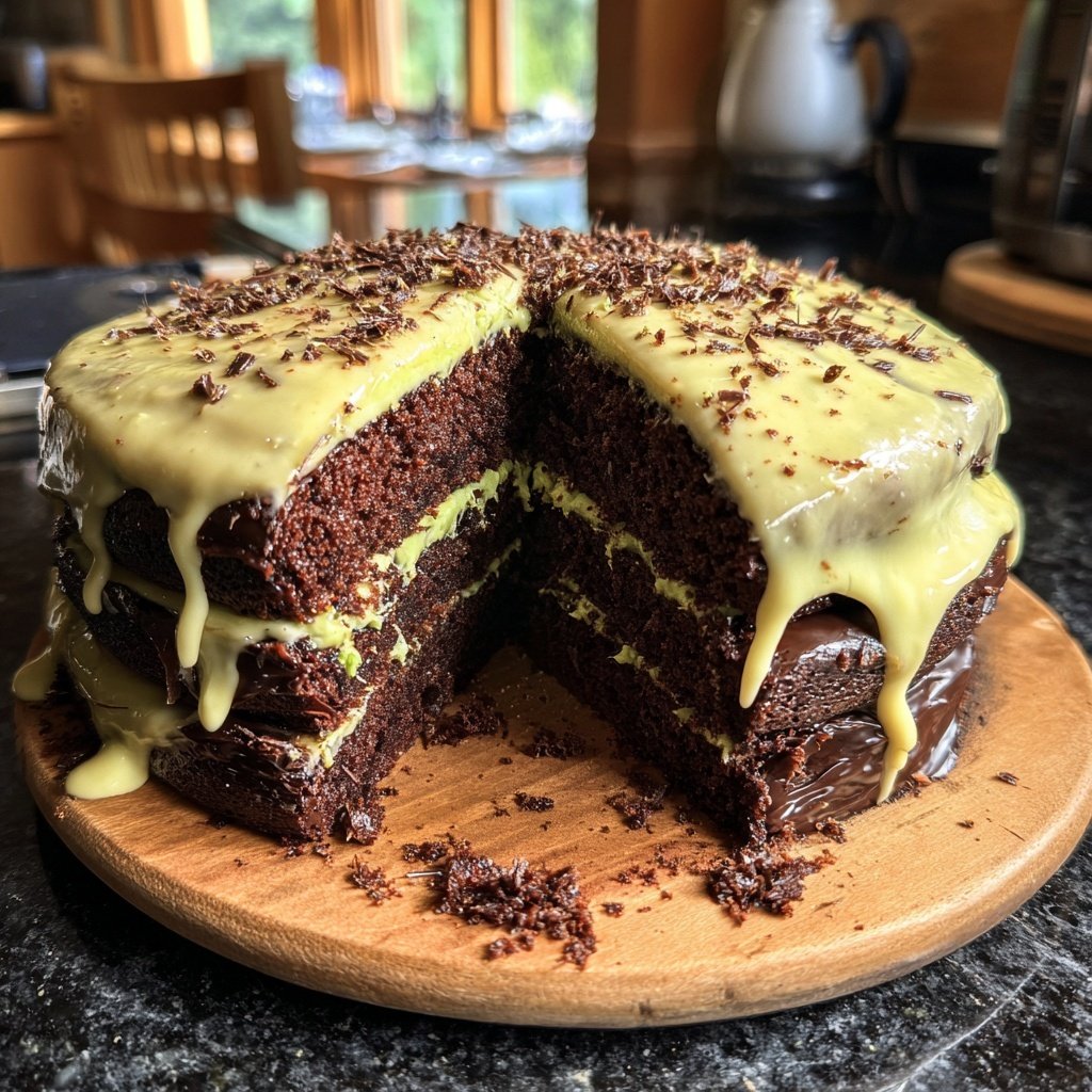 Choco-Avocado Cake Indulgence